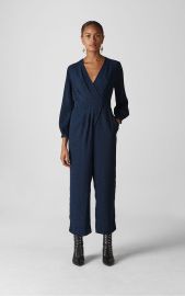 Animal Jacquard Wrap Jumpsuit at Whistles